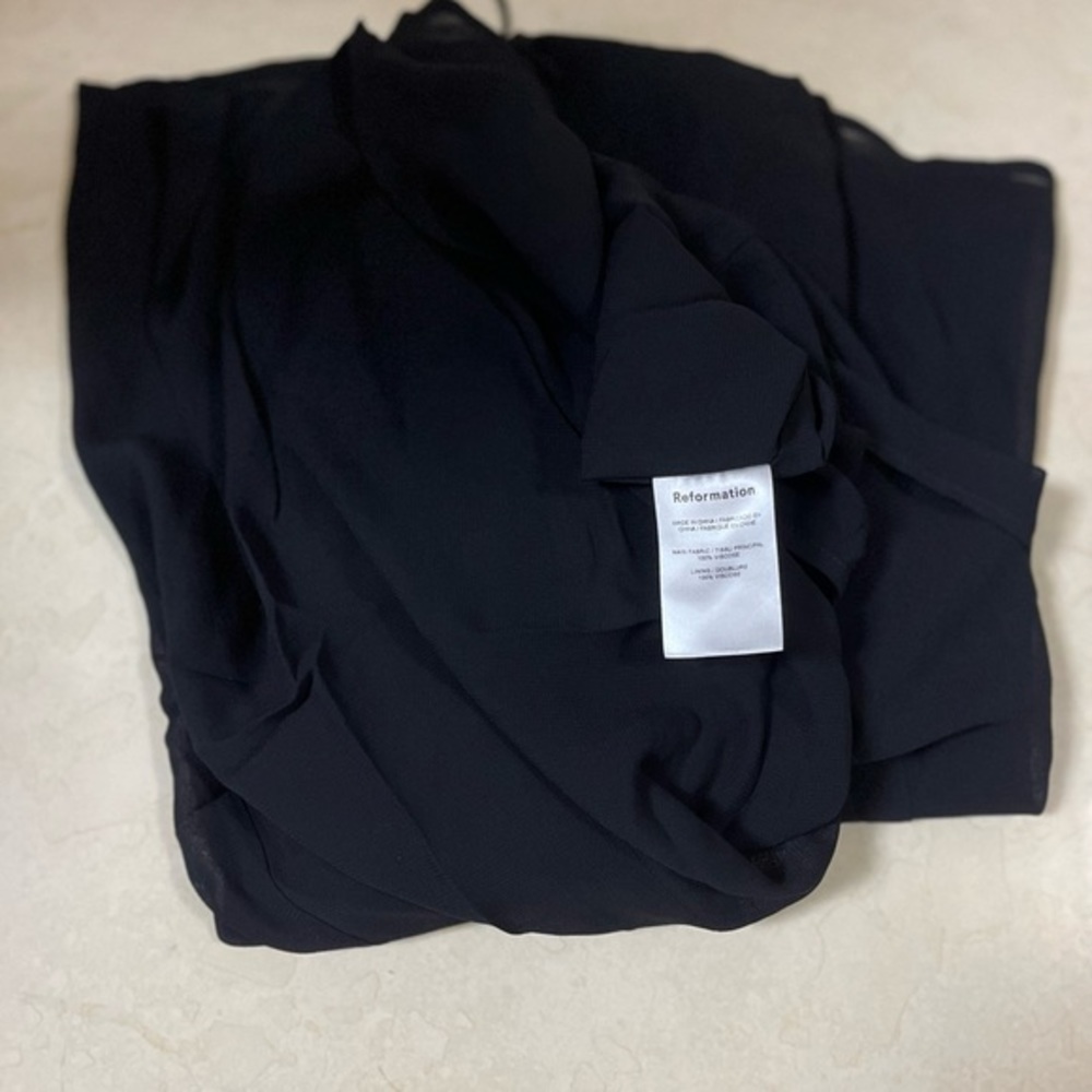 Reformation Juliette Dress - Black - Picture 4 of 6
